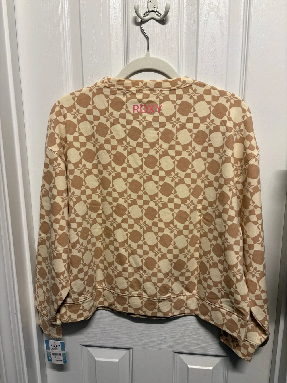 NWT Roxy Check Me Out 2-Piece Beach Cover Up Set